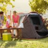 Pop up tent automatic setting camping tent waterproof instant setting tent, with 4 mosquito net windows, handbag, used for hiking, rock climbing, adve