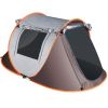 Pop up tent automatic setting camping tent waterproof instant setting tent, with 4 mosquito net windows, handbag, used for hiking, rock climbing, adve