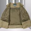 2024 Summer Men US Tactical Hiking Fishing Vest Mens 14 Pockets Photographer Waistcoat Mesh Sleeveless Jacket Fishing Vest 6XL